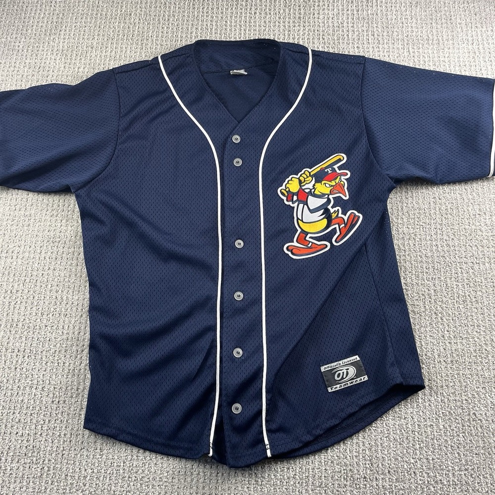 Toledo Mud Hens Jersey OT Sports Vintage Embroidered Milb Baseball Mens Medium